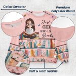 Just A Girl Who Loves Books - Personalized Ugly Sweater - Gift For Daughter - Image 3