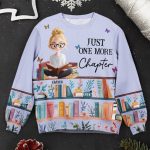 Just A Girl Who Loves Books - Personalized Ugly Sweater - Gift For Daughter - Image 5