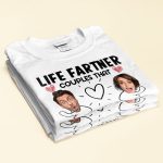 Life Fartner - Personalized Photo Matching Couple Shirts - Image 3