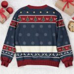 A Man And His Dog - Christmas Version - Personalized Ugly Sweater - Image 4