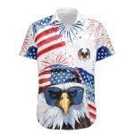American Dad Grandpa Papa Patriotic - Personalized Back Printed Hawaiian Shirt - Image 3