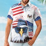 American Dad Grandpa Papa Patriotic - Personalized Back Printed Hawaiian Shirt - Image 4