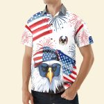 American Dad Grandpa Papa Patriotic - Personalized Back Printed Hawaiian Shirt - Image 5