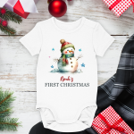 Baby 1st Christmas Gift For Newborn - Personalized Baby Onesie - Image 2