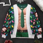 Christmas Sweater Abs-olutely Hilarious - Personalized Photo Ugly Sweater - Image 6
