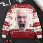 Custom Face Big Head Funny For Men, Women, Boss - Personalized Photo Ugly Sweater - Image 2