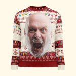Custom Face Big Head Funny For Men, Women, Boss - Personalized Photo Ugly Sweater - Image 4