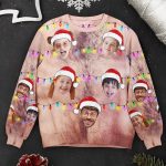 Custom Face Christmas Funny Ugly Sweater - Personalized Photo Ugly Sweater - Image 2