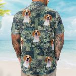 Custom Pet Funny Photo With Hibiscus And Palm Tree Pattern - Custom Photo Hawaiian Shirts - Image 5