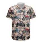 Custom Vintage Bikes Photo For Bikers Men Husband - Custom Photo Hawaiian Shirt - Image 6