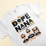 Dope Grandparents - PersonalizedOne Size Shirt - Image 5