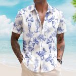 Football Baseball Basketball Soccer Fan Toile De Jouy - Personalized Hawaiian Shirt