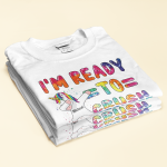 I'm Ready To Crush Kindergarten - Personalized Shirt - Back To School, First Day Of School Gift For Student Kids, Son, Daughter - Image 2