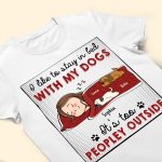 It's Too People Outside - PersonalizedOne Size Shirt - Image 3