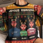 Joyous Kwanzaa - Personalized Ugly Sweater - Image 2