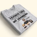 My Grandkids Are My Favorite - PersonalizedOne Size Shirt - Image 3