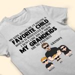 My Grandkids Are My Favorite - PersonalizedOne Size Shirt - Image 4
