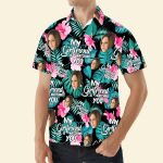 My Wife Is Watching You - Personalized Photo Hawaiian Shirt - Image 5