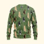 Sitting Pet Christmas Time - Personalized Ugly Sweater - Image 5