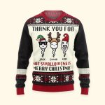 Thank You For Not Swallowing Us - Personalized Ugly Sweater - Image 4