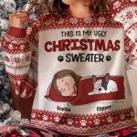 This Is My Ugly Christmas Sweater - Personalized Ugly Sweater - Image 3