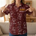 This Mommy Belongs To Doodle - Personalized Hawaiian Shirt