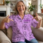 This Mommy Belongs To Doodle - Personalized Hawaiian Shirt - Image 4