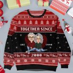 Together Since New Version - Personalized Ugly Sweater - Image 4