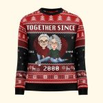 Together Since New Version - Personalized Ugly Sweater - Image 3