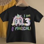Unicorn Birthday  - Personalized Shirt - Image 3
