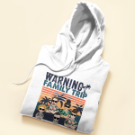 Warning Family Trip In Progress - Personalized Shirt - Image 5