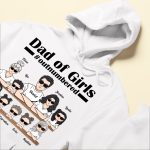 Dad Of Girls - PersonalizedOne Size Shirt - Birthday Father's Day Gift For Dad, Daddy, Fathers - Gift From Wife - Daughters - Image 6