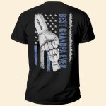 Best Grandpa Ever - PersonalizedOne Size Shirt Father's Day - Image 2